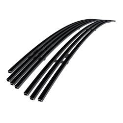 APS - APS Stainless Billet Bumper Grille Black 09-11 Honda Civic Sedan GR08FFG68J - Image 2