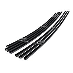 APS - APS Stainless Billet Bumper Grille Black 09-11 Honda Civic Sedan GR08FFG68J - Image 3