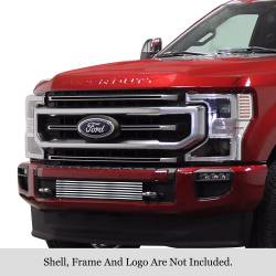 APS - APS Stainless Billet Bumper Grille Polish 20-22 Ford Super Duty GR06FEJ66S - Image 1