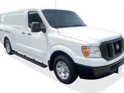 APS - APS IStep 6" Running Boards Black for 12-21 Nissan NV Van IB14FDJ7B - Image 2
