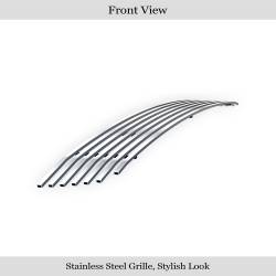 APS - APS Stainless Billet Bumper Grille Polish 03-05 Honda Accord Sedan GR08FGA04S - Image 2