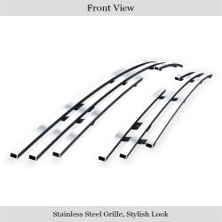 APS - APS Stainless Billet Grille Brushed 03-05 Honda Pilot GR08FGA05C - Image 2