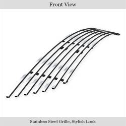 APS - APS Stainless Billet Bumper Grille Brushed 05-07 Honda Odyssey GR08FGA20C - Image 2