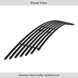 APS - APS Stainless Billet Bumper Grille Black 05-07 Honda Odyssey GR08FGA20J - Image 2