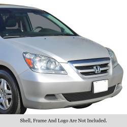 APS - APS Stainless Billet Bumper Grille Black 05-07 Honda Odyssey GR08FGA20J - Image 1