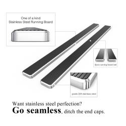 APS - APS IStep 6" Running Boards Brushed for 04-25 Titan/XD Crew IB14FJE0A - Image 4