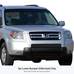 APS - APS Stainless Billet Bumper Grille Black 06-08 Honda Pilot GR08FGA30J - Image 1