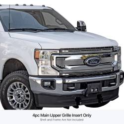 APS - APS Stainless Billet Grille Polish 20-21 Ford Super Duty XL/XLT GR06FEJ79S - Image 1
