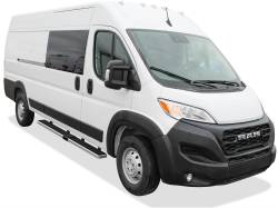 APS - APS IStep 6" Running Boards Brushed for 14-25 RAM Promaster LWB IB04FDJ1A - Image 2