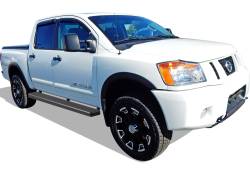 APS - APS IStep 6" Running Boards Black for 04-25 Titan/XD Crew IB14FJE0B - Image 2