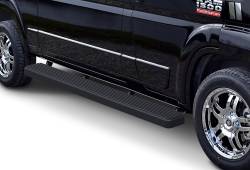 APS - APS IStep 6" Running Boards Black for 14-25 RAM Promaster SWB IB04FDJ2B - Image 1