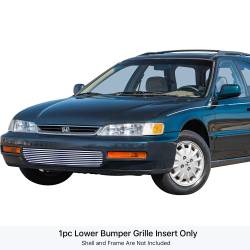 APS - APS Stainless Billet Bumper Grille Polish 96-97 Honda Accord GR08FGA35S - Image 1