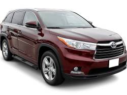 APS - APS Truck Armor Running Boards Black for 08-13 Toyota Highlander IA20SBB9B - Image 2