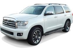 APS - APS Truck Armor Running Boards Black for 08-22 Toyota Sequoia IA20SIC6B - Image 2