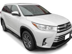 APS - APS IA20SIG5B Truck Armor Running Boards Black for 14-19 Toyota Highlander - Image 2