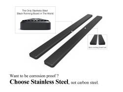 APS - APS IStep 6" Running Boards Black for 05-11 Dodge Dakota Club IB04FJF4B - Image 5