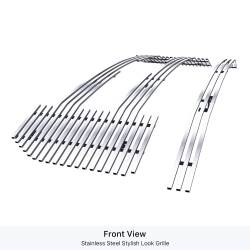 APS - APS Stainless Billet Grille Polish 15-17 Ford F150 XL GR06FFC11S - Image 2