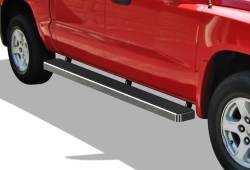 APS - APS IStep 6" Running Boards Brushed for 05-11 Dodge Dakota Quad IB04FJF5A - Image 1