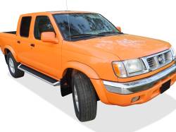 APS - APS IRunning Running Boards Polish for 99-04 Nissan Frontier Crew IB14RBB5A - Image 2