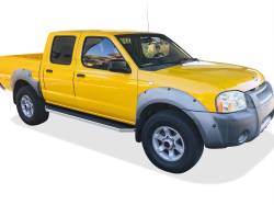 APS - APS H-Series Running Boards Polish for 99-04 Nissan Frontier Crew IB14RBB5Y - Image 2