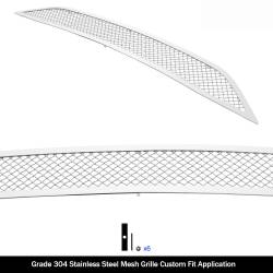 APS - APS Wire Mesh Bumper Grille Polish 16-18 Honda HR-V GR08GFC15T - Image 2