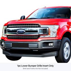 APS - APS Stainless Billet Bumper Grille Black 18-20 Ford F150 GR06FFD01J - Image 1