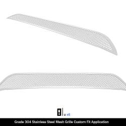 APS - APS Wire Mesh Bumper Grille Polish 16-17 Honda Accord Sedan GR08GFC51T - Image 2