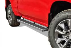 APS - APS IStep 5" Running Boards Brushed 19-25 Silverado/Sierra Dbl IB03EBI5A - Image 1