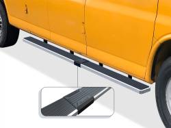 APS - APS IStep 5" Running Boards Brushed 03-25 Express/Savana Van IB03EDJ0A - Image 1