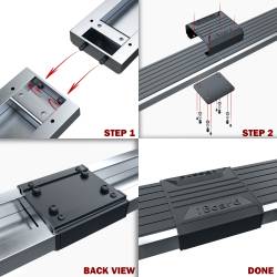 APS - APS IStep 5" Running Boards Brushed 03-25 Express/Savana Van IB03EDJ0A - Image 4