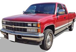 APS - APS IStep 5" Running Boards Brushed 88-98 GM C/K Extended IB03EJA4A - Image 2