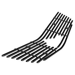 APS - APS Stainless Billet Grille Black 10-12 Ford Mustang V6 GR06FFF54J - Image 3