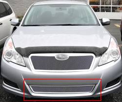 APS - APS Wire Mesh Bumper Grille Polish for 10-12 Subaru Legacy GR09GFH06T - Image 1