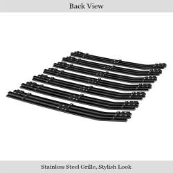 APS - APS Stainless Billet Grille Black for 97-06 Jeep Wrangler TJ GR10FED92J - Image 3
