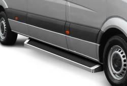 APS - APS IRunning Running Boards Polish for 07-25 Sprinter Van IB04RDJ3A - Image 1