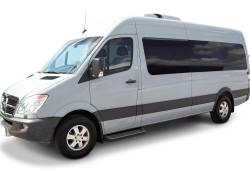 APS - APS IRunning Running Boards Black for 07-25 Sprinter Van IB04RDJ3B - Image 2