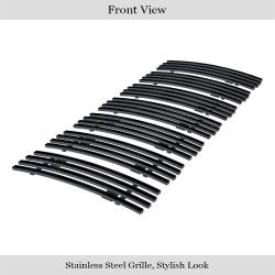 APS - APS Stainless Billet Grille Black for 08-12 Jeep Liberty GR10FEE51J - Image 2