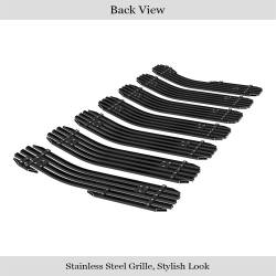 APS - APS Stainless Billet Grille Black for 20-21 Jeep Gladiator JT GR10FEJ45J - Image 3