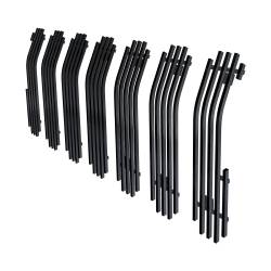 APS - APS Stainless Billet Grille Black for 18-25 Jeep Wrangler JL GR10FFD41J - Image 2