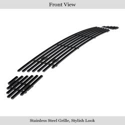 APS - APS Stainless Billet Bumper Grille Black 10-12 Ford Fusion Sport GR06FFF60J - Image 2
