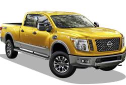 APS - APS IStep W2W 5" Running Boards Brushed for 04-25 Titan/XD Crew IB14WJE0LC - Image 2