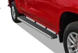 APS - APS IStep 6" Running Boards Brushed 19-25 Silverado/Sierra Crew IB03FAG1A - Image 1