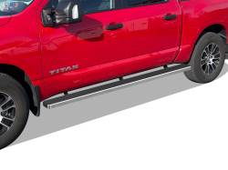 APS - APS IStep W2W 5" Running Boards Brushed for 05-25 Frontier Crew IB14WJI5SC - Image 1