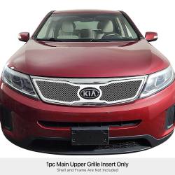 APS - APS Wire Mesh Grille Polish for 14-15 Kia Sorento SX GR11GEI59T - Image 1