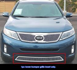 APS - APS Wire Mesh Bumper Grille Polish for 14-15 Kia Sorento SX GR11GEI60T - Image 1