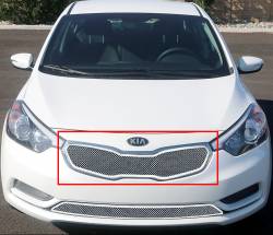 APS - APS Wire Mesh Grille Polish for 14-16 Kia Forte GR11GEI63T - Image 1