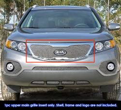APS - APS Wire Mesh Grille Polish for 11-13 Kia Sorento GR11GFG57Z - Image 1