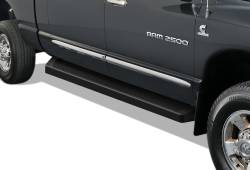 APS - APS IB04RJD8B IRunning Running Boards Black for 06-08 Dodge RAM Mega Cab - Image 1