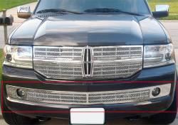 APS - APS Wire Mesh Bumper Grille Polish 07-14 Lincoln Navigator GR12GEJ19T - Image 1
