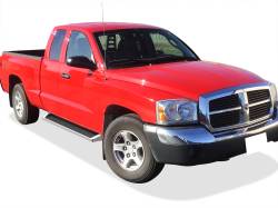 APS - APS IRunning Running Boards Polish for 05-11 Dodge Dakota Club IB04RJF4A - Image 2